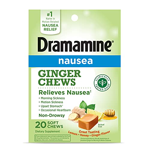 DRAMAMINE GINGER CHEW 20