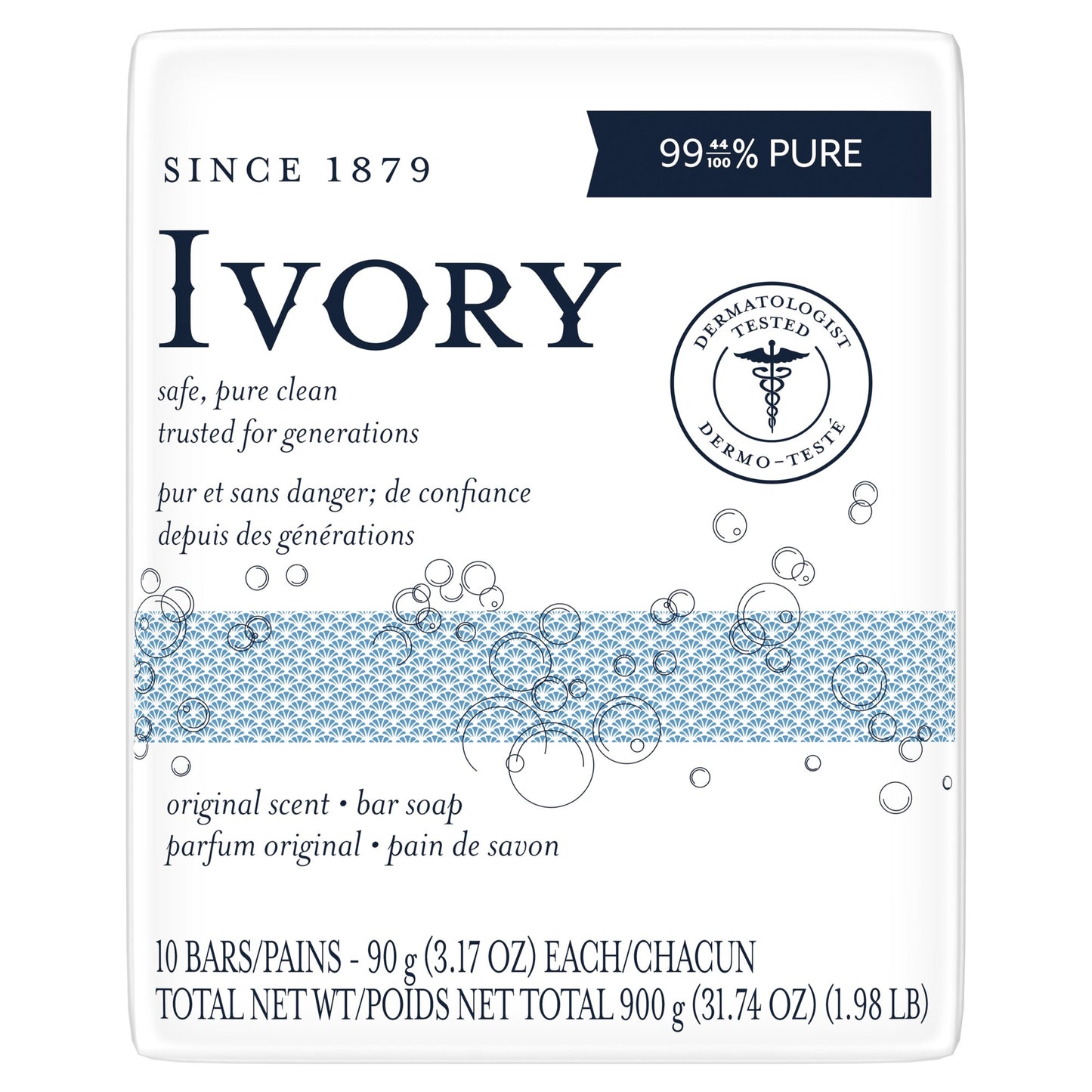 IVORY SOAP PERSONAL SIZE 3.17 OZ 10PK