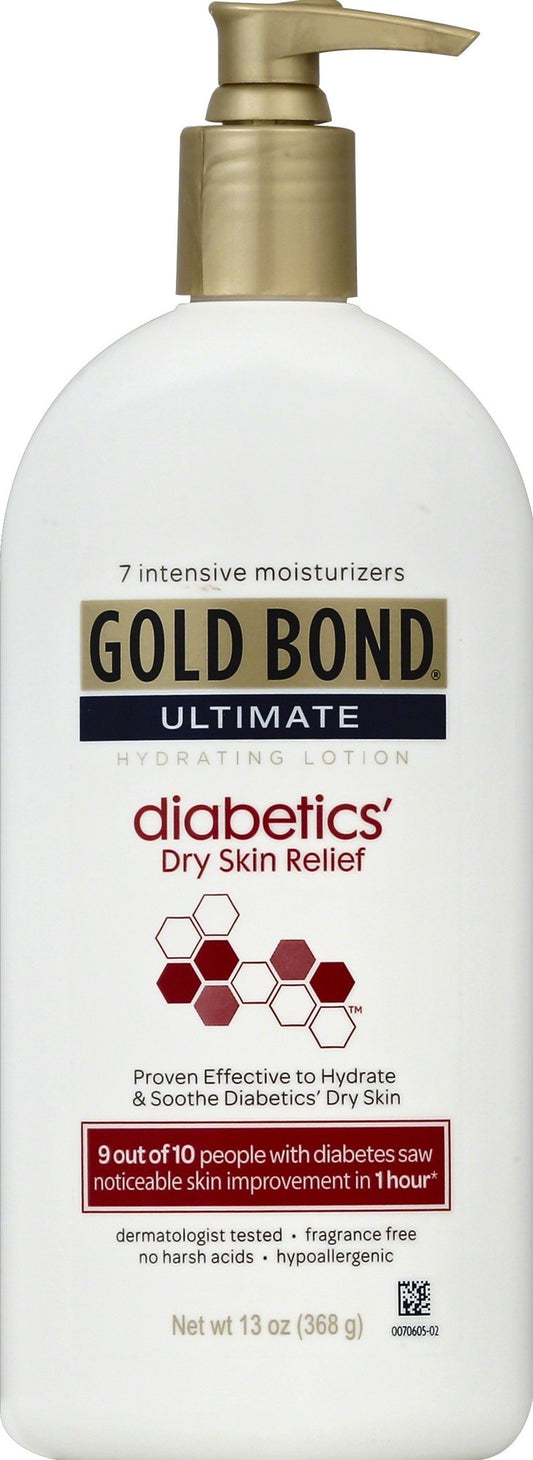 GOLD BOND ULT DIABETIC SKIN RELIEF LOT 13 OZ