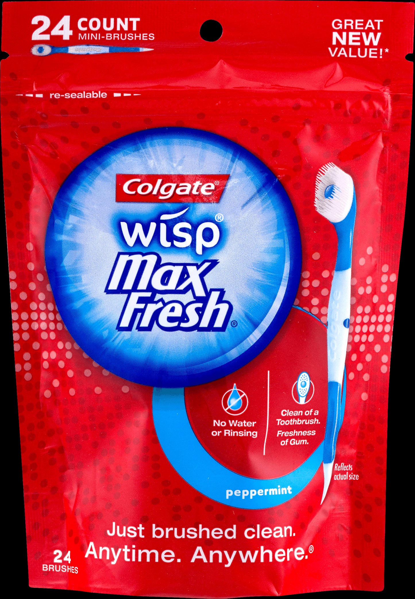 COLGATE WISP MAX FRESH PEPPERMINT 24       CG