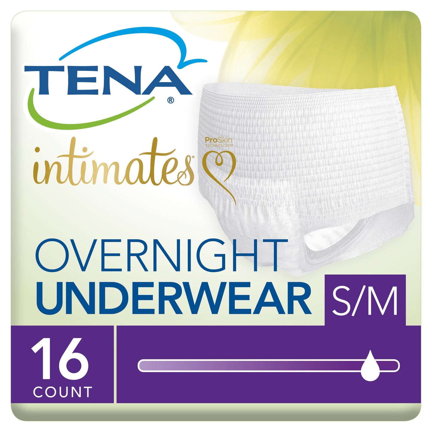 TENA OVERNIGHT UNDERWEAR MEDIUM 16