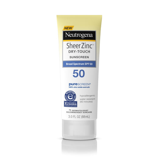 NEUTROGENA SHEER ZINC MINERAL SPF 50 3 OZ