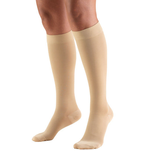 KNEE HIGH 20-30 TRUFORM MED SOFT CT BGE LG