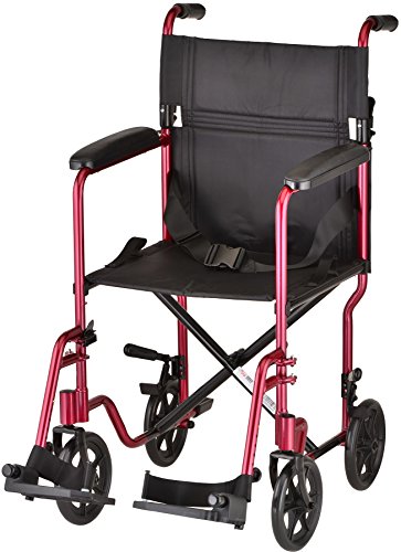 TRANSPORT CHAIR 19 X 16" LTWT FFA SFR RED