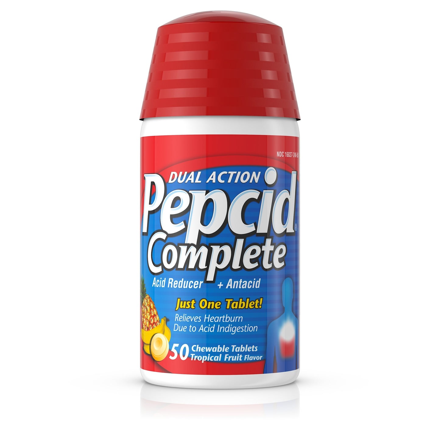 PEPCID COMPLETE CHEWS TROPICAL FRUIT 50