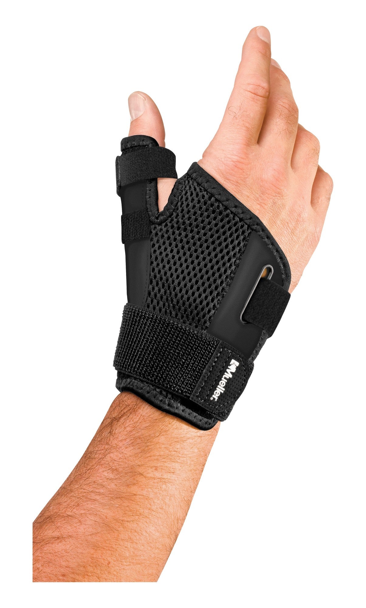 THUMB BRACE STABILIZER BLK OSFM MUELLER