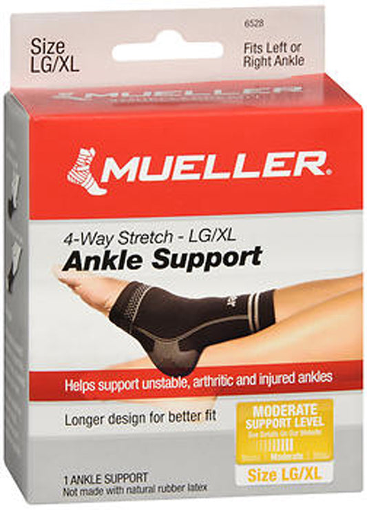 ANKLE BRACE SUPPORT 4 WAY STRETCH LG/XL