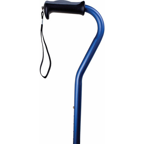 CANE ALUM ERGO OFFSET BLUE