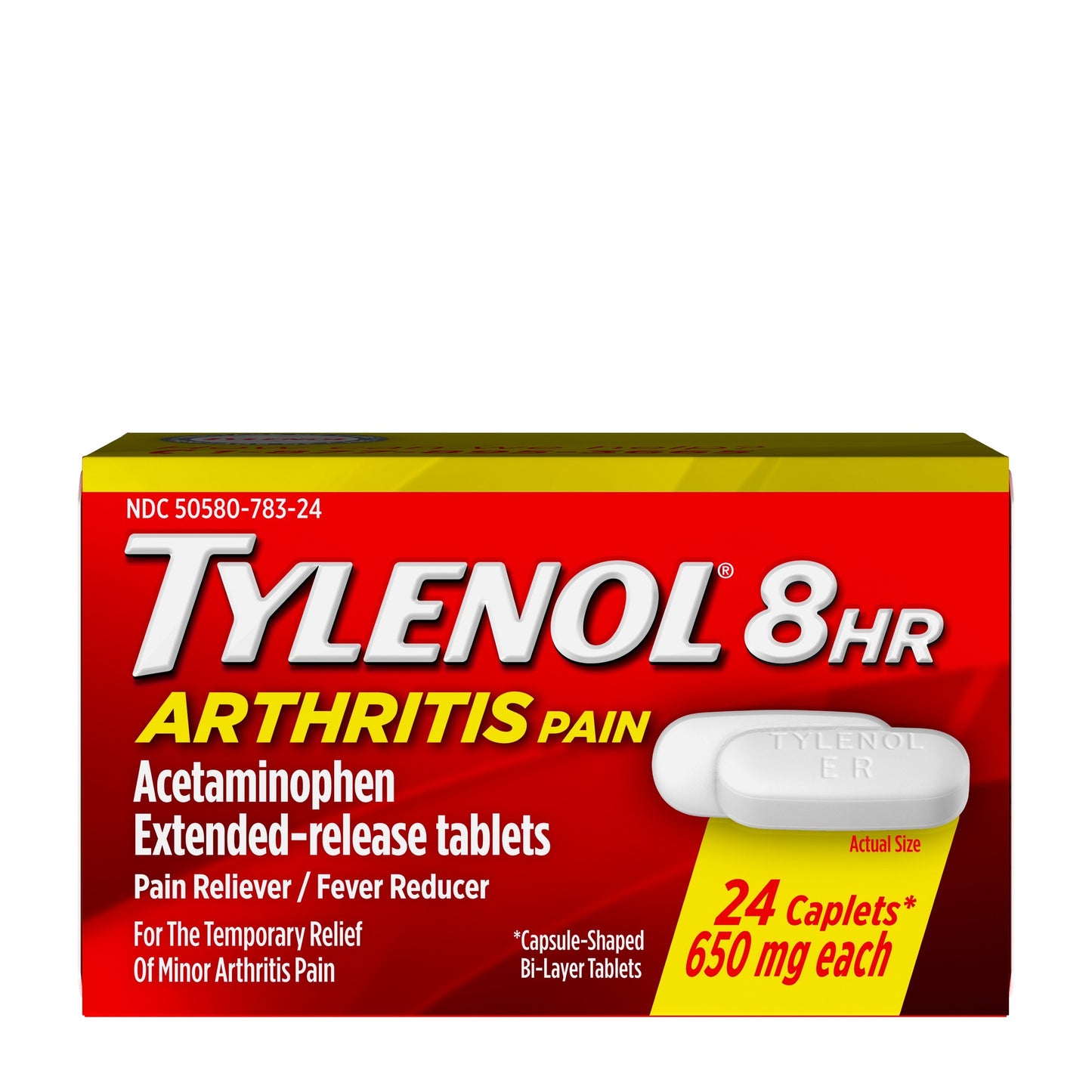 TYLENOL 8 HOUR ARTHRITIS PAIN CAPLET 24