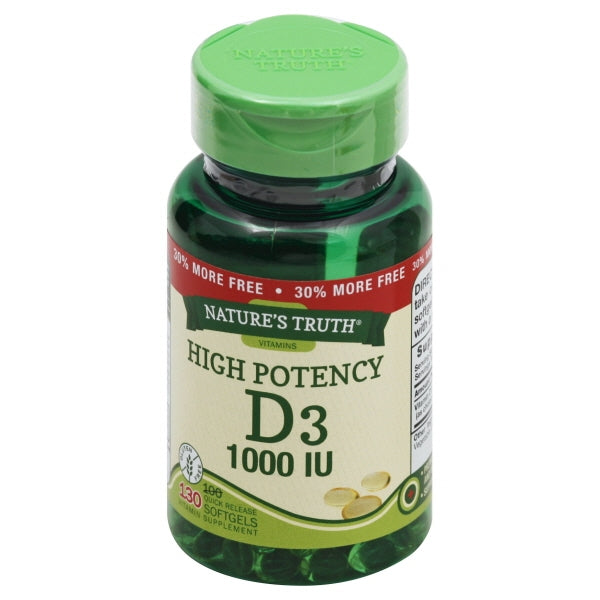 VITAMIN D3 SOFTGEL 1000 IU 130 NT