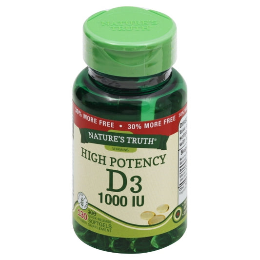 VITAMIN D3 SOFTGEL 1000 IU 130 NT