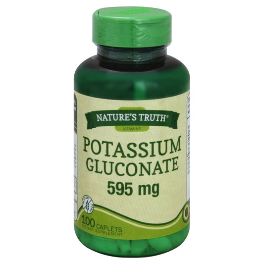 POTASSIUM GLUCONATE TAB 595 MG 100 NT