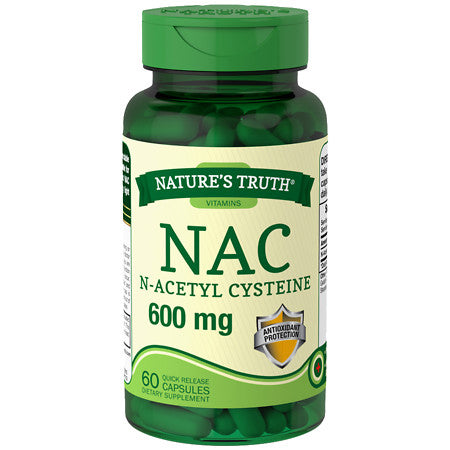 NAC N-ACETYL CYSTINE CAP 1200 MG 60 NT