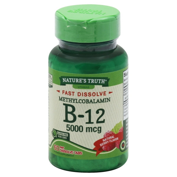 VITAMIN B-12 + METHYL TAB 5000 MCG FD 60 NT