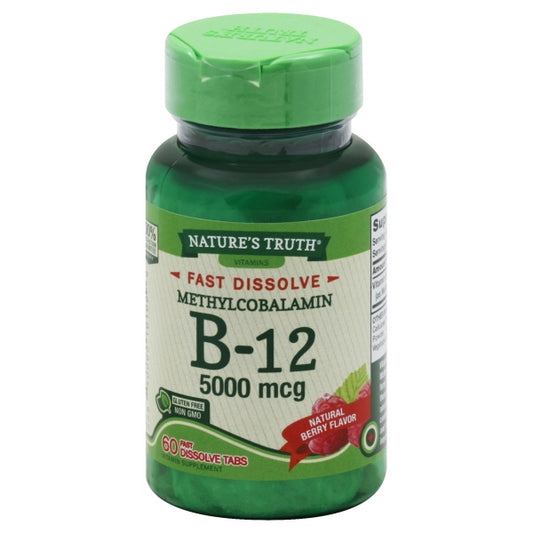 VITAMIN B-12 + METHYL TAB 5000 MCG FD 60 NT