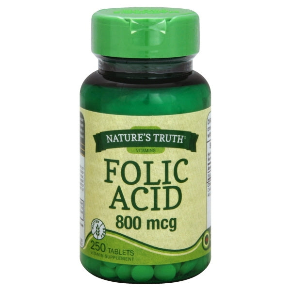 FOLIC ACID TAB 800 MCG 250 NT