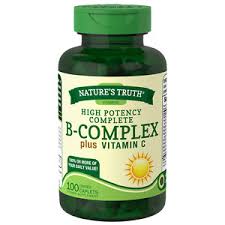 VITAMIN B COMPLEX + VIT C TAB 100 NT