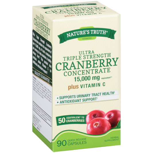 CRANBERRY TRPL STR 30000 MG + VIT C CAP 90 NT
