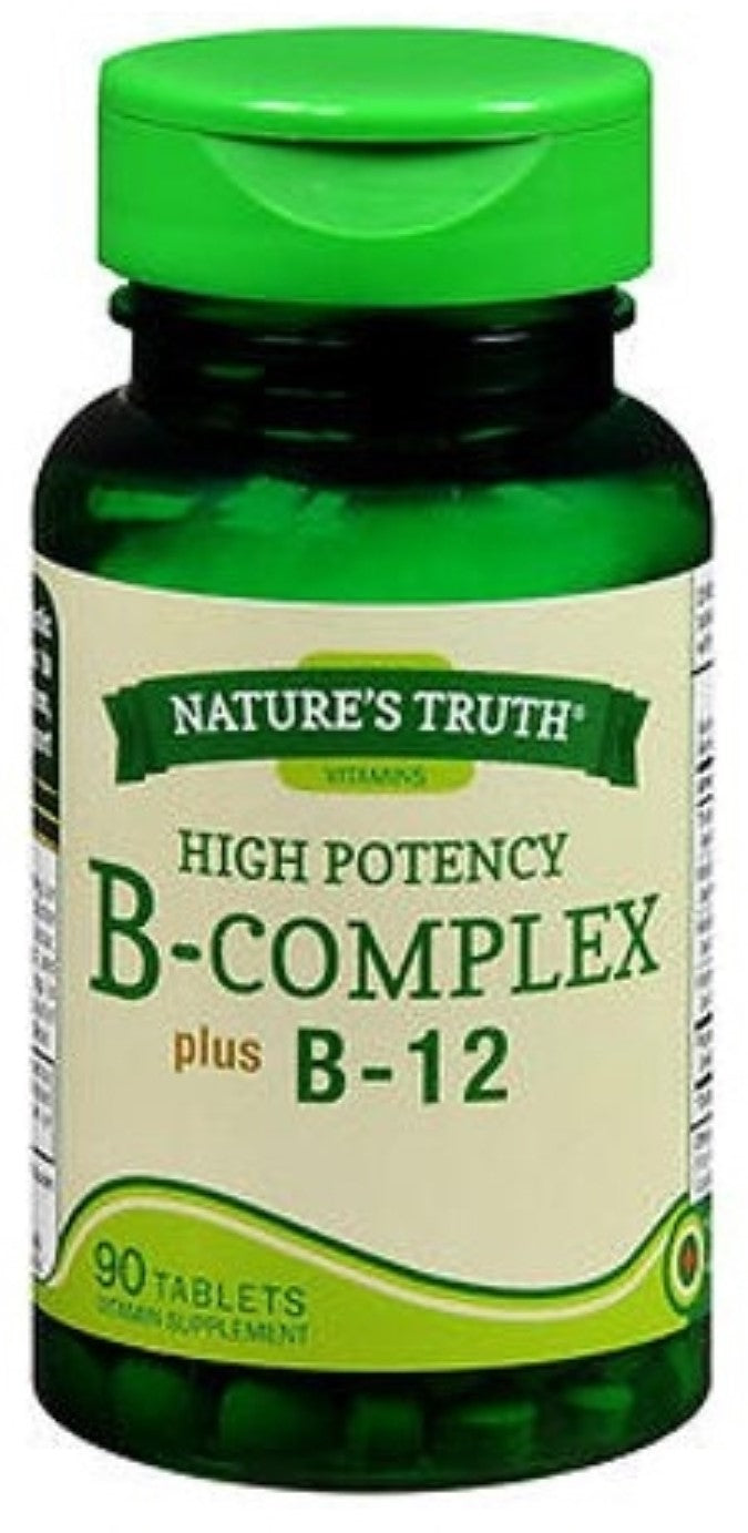 VITAMIN B COMPLEX + B12 TAB 90 NT