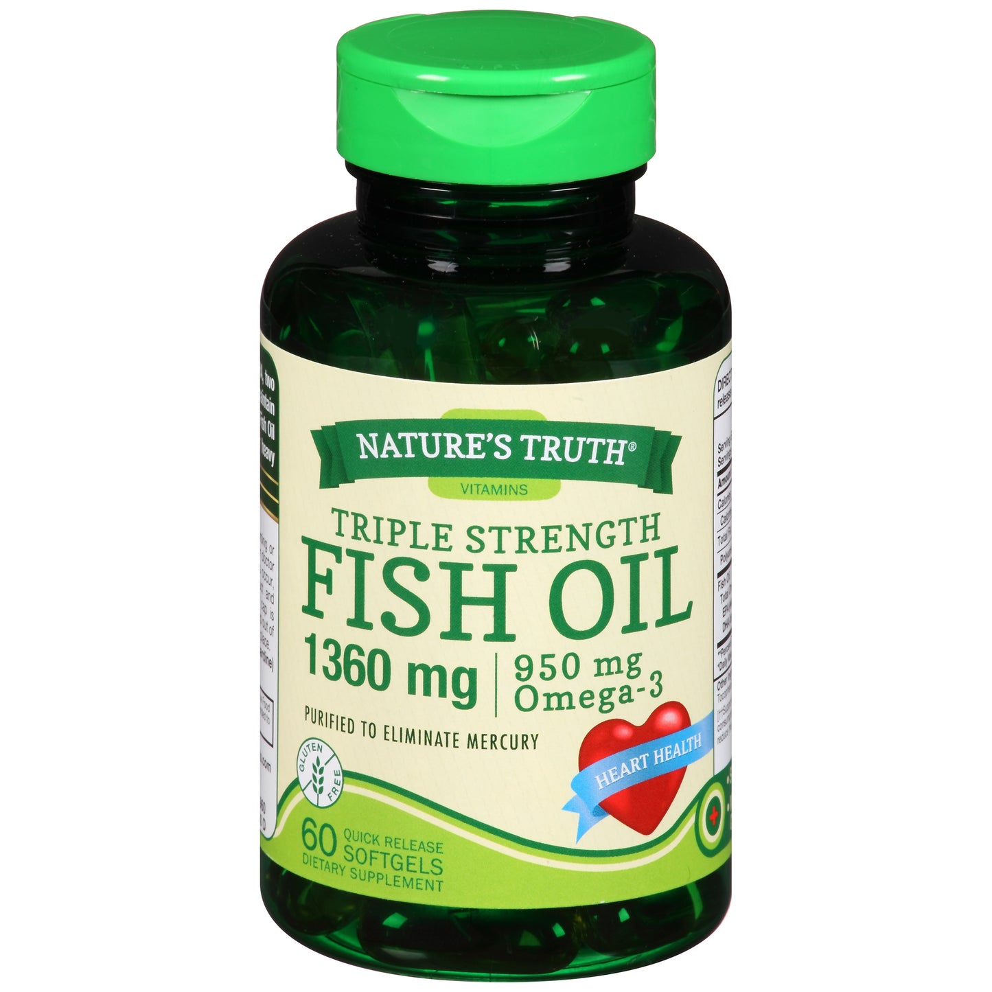 FISH OIL SOFTGEL 1400 MG TRIPLE STR 60 NT