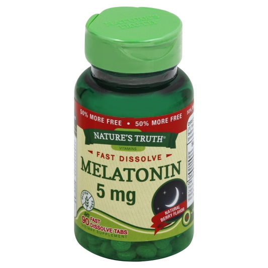 MELATONIN FAST DISSOLVE TAB 5 MG 90 NT