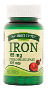 FERROUS SULFATE TAB 65 MG 120 NT