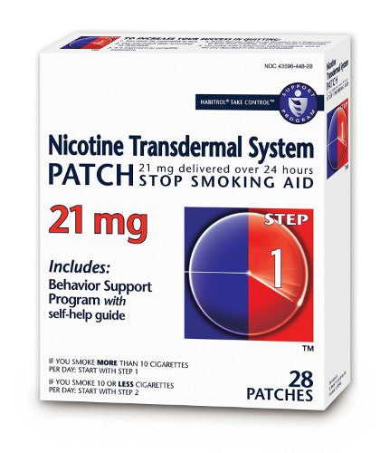 NICOTINE TRANS PATCH(HABITROL)STEP 1 21 MG 28