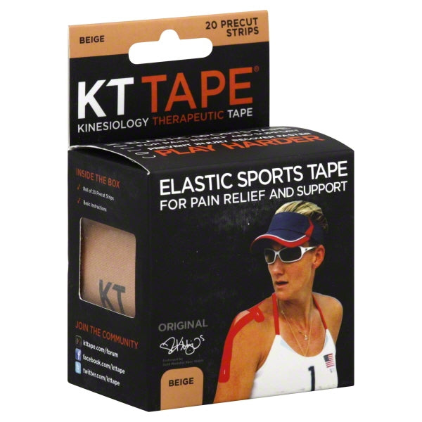 KT TAPE KINESIOLOGY COTTON BEIGE 20