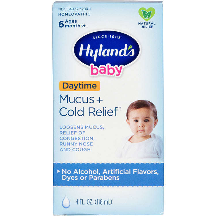 HYLANDS NATURALS BABY MUCUS + COLD RELIEF 4OZ