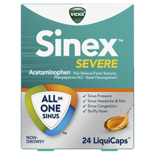 SINEX DAYTIME CONG/PRESSURE/PAIN LIQUICAP 24