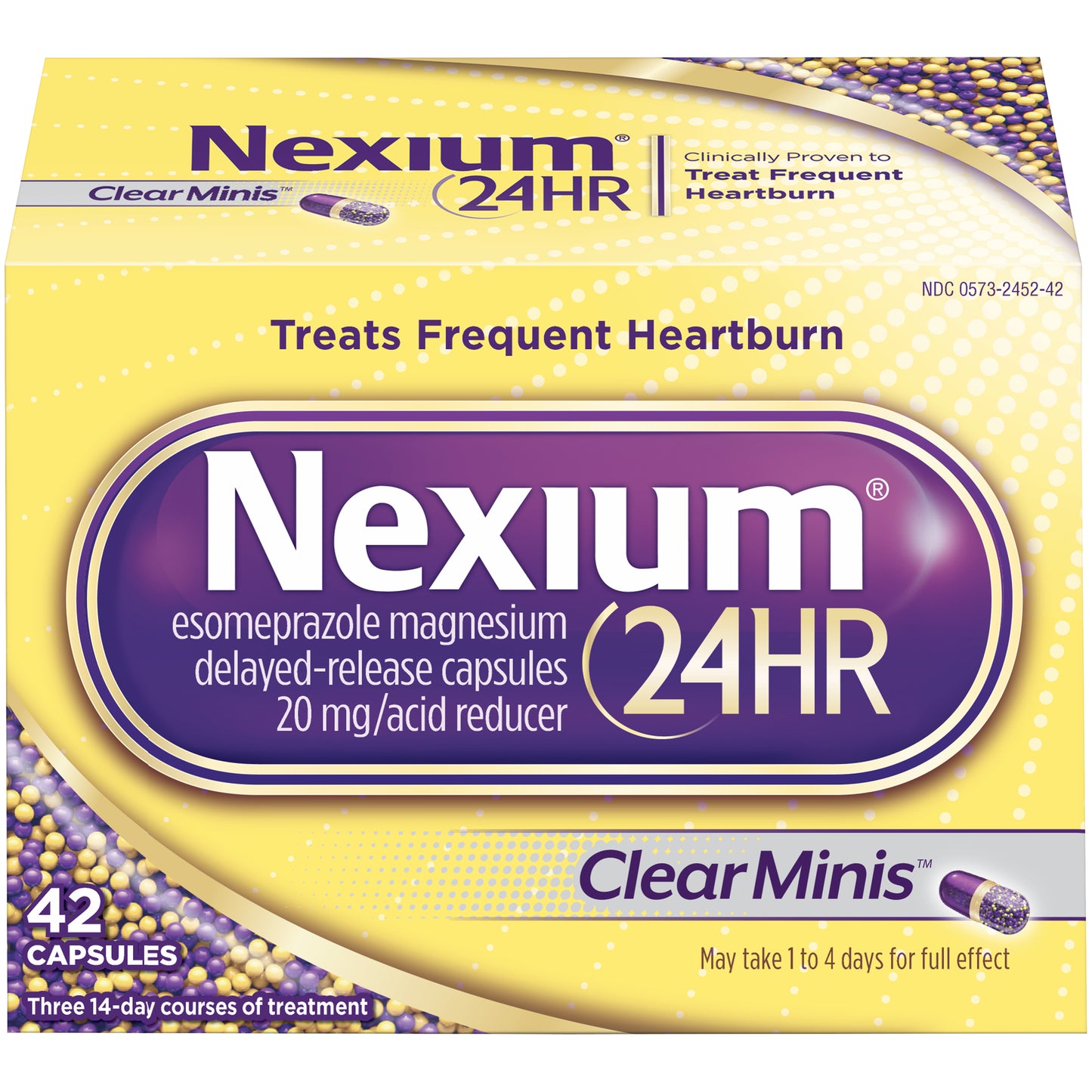 NEXIUM 24 HR CLEARMINIS 42 OTC