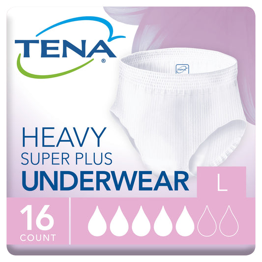 TENA HEAVY PROTECT U/WEAR WOM SUPER + LG 16