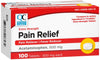 QC NON ASPIRIN X/STR TAB 500 MG 100