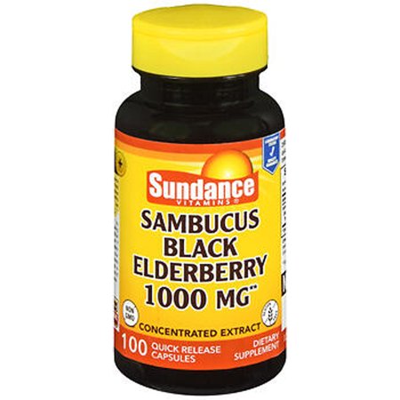 SAMBUCUS BLACK ELDERBERRY CAP 2000 MG 100 SND