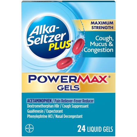 ALKA SELTZER + SEV COUGH MUCUS/CON L/GEL 24