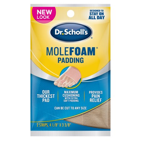 DR SCHOLLS MOLEFOAM STRIPS 4 1/8 X 3 3/8" PK2