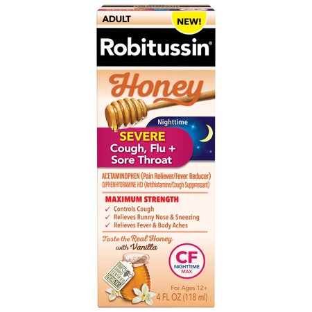 ROBITUSSIN HONEY COUGH & CONGESTION NT CF 4OZ