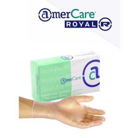 GLOVE VINYL EXAM SENSIFLEX PF LF MD 100