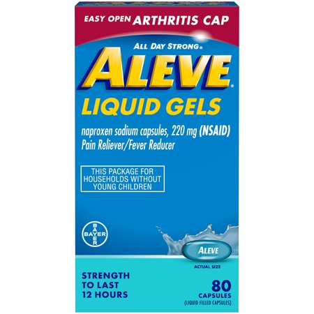 ALEVE EASY OPEN ARTHRITIS LIQUID GELS 80