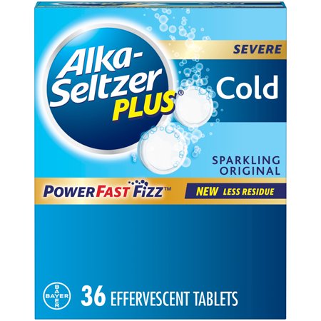 ALKA SELTZER + COLD FIZZ SPARK ORIGINAL 36