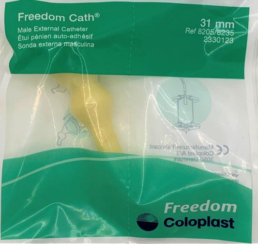 CATHETER MALE EXT FREEDOM 31MM EA