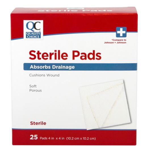 QC GAUZE PAD ST 4 X 4" (25)