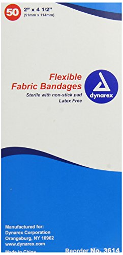 BANDAGE ADHESIVE FABRIC 2 X 4.5" (50)