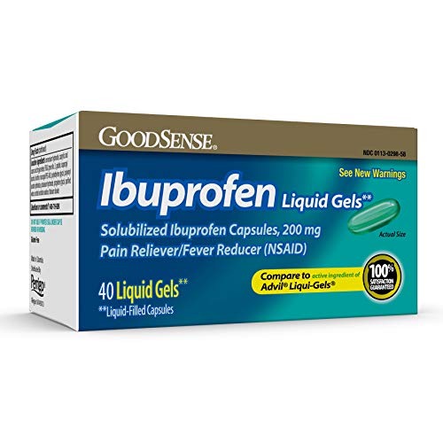 GS IBUPROFEN LIQUID GELS 200 MG 40