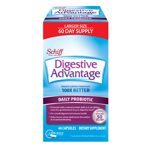 DIGESTIVE ADVANTAGE DAILY PROBIOTIC CAP 60
