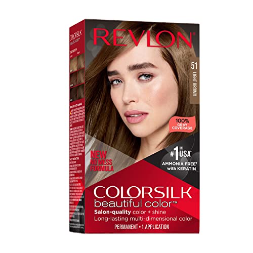 REVLON COLORSILK 51 LIGHT BROWN
