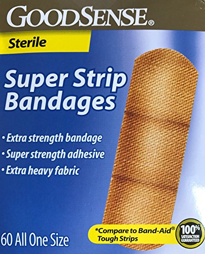 GS ADHESIVE BANDAGE SUPER STRIP 1 X 3" 60