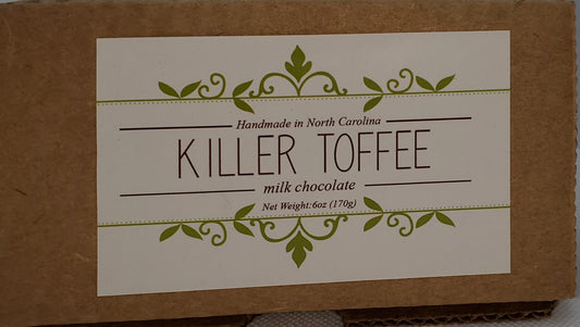 KILLER TOFFEE MILK CHOCOLATE 6 OZ BOX