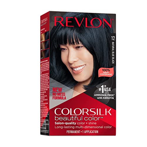 COLORSILK HAIR COLOR NATURAL BLUE BLACK #12