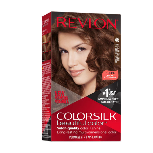 REVLON COLORSILK 46 MED GOLDEN CHESNUT BROWN